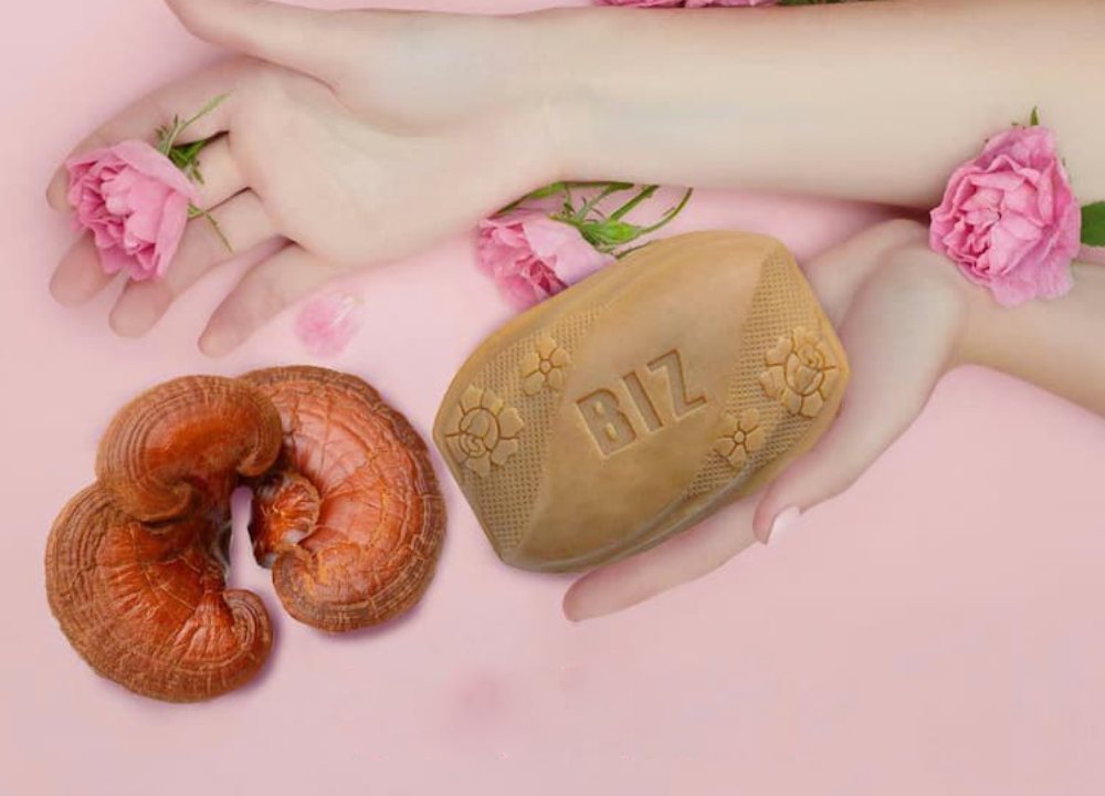 صابون گانودرما بیز؛ جوان سازی پوست رنگ (زرد سفید صورتی) Biz