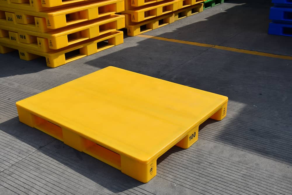 پالت پلاستیکی ابزار Plastic pallet سخت مسطح قابل حمل مقاومت بالا