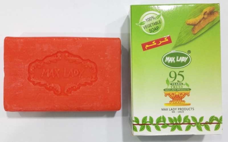 صابون مکس لیدی زردچوبه؛ شستشوی صورت بدن لطافت ترمیم پوست
