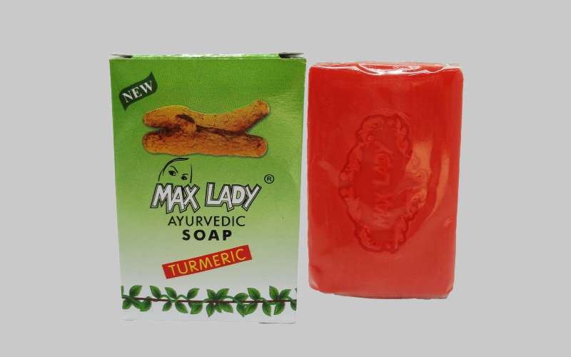 صابون مکس لیدی کرکم؛ ضد جوش آکنه رایحه ملایم وزن 75 گرم