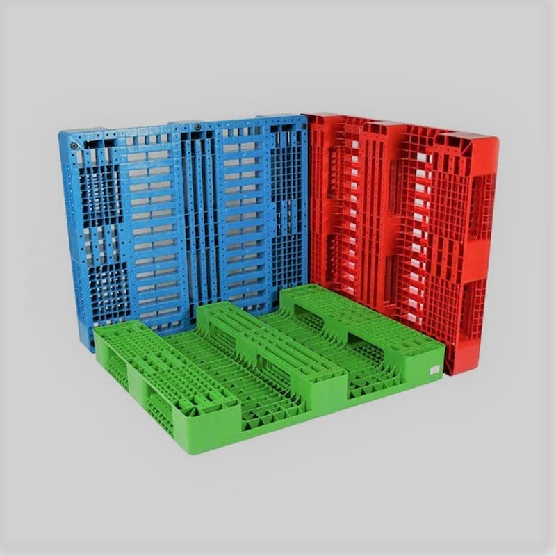 پالت پلاستیکی پتروشیمی؛ مناسب کارخانجات داروسازی مواد بهداشتی سایز 110×130