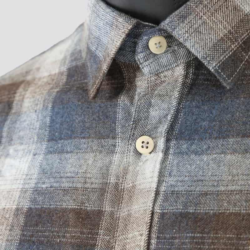 پیراهن مردانه پاییزی (بلوز) ضخیم کاموایی پنبه ای سایز M 4XL