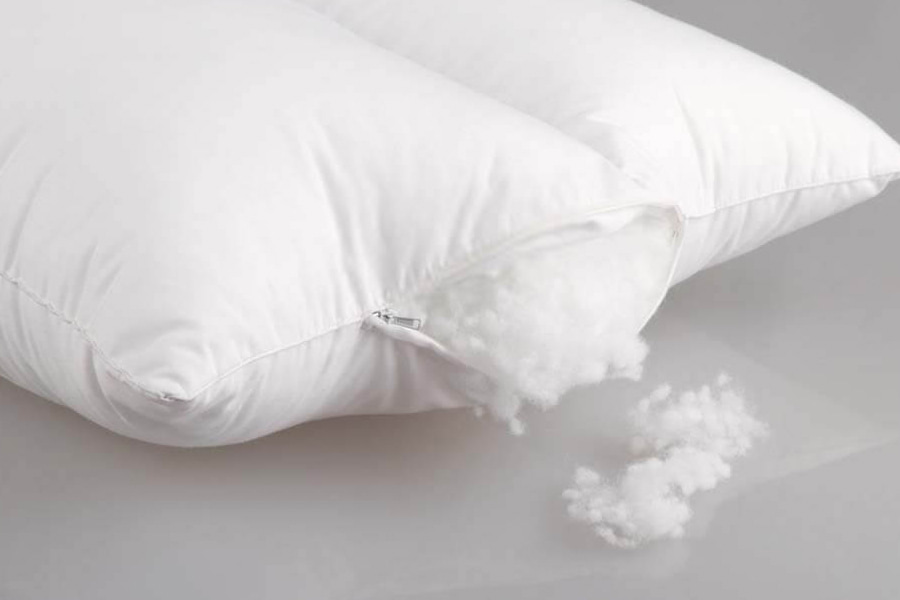 الیاف مصنوعی بالش؛ سلولزی ویسکوزی قابل شستشو (دستی ماشین لباسشویی)