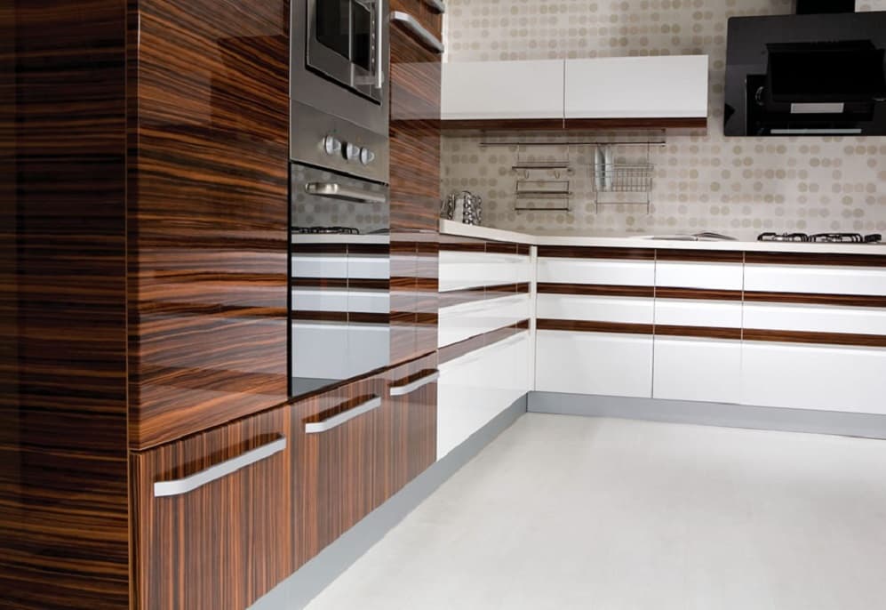 چوب ام دی اف براق (هایگلاس) ساده مناسب کابینت آشپزخانه کمد