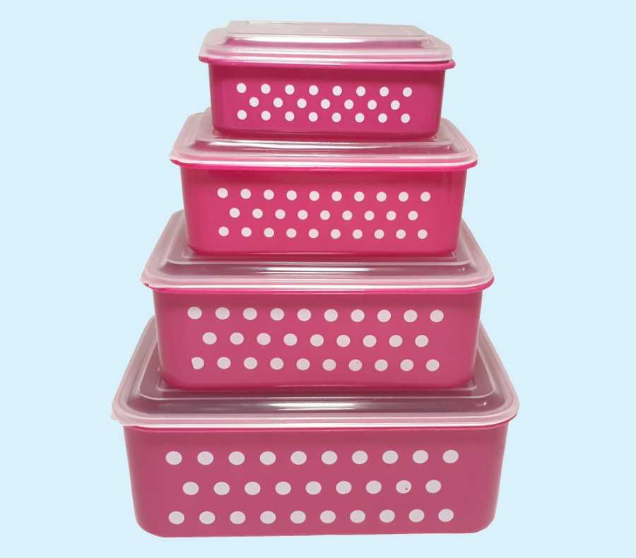 ظروف پلاستیکی خالدار؛ ضخیم (چند لایه یک لایه) مقاوم برابر فشار