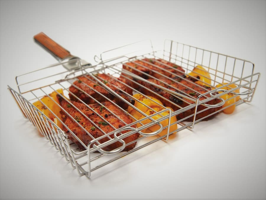 توری کباب؛ فلزی ابعاد 29*45 شستشوی راحت ضخامت ایده آل