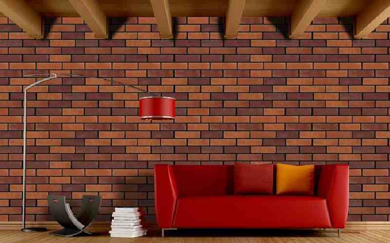 آجر سفال؛ جنس خاک نسوز رنگ قرمز تیره مناسب کوره شومینه