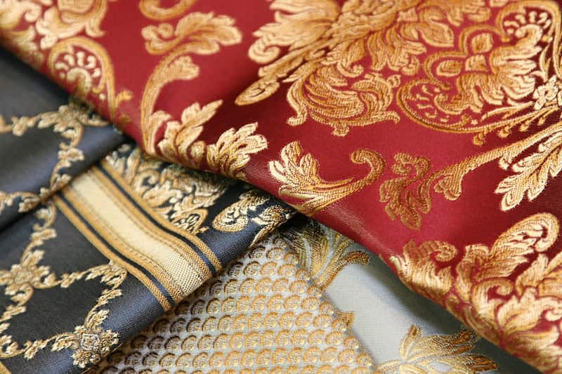 پارچه رومبلی استیل؛ ساده طرح کریستال شانل سلطنتی عدم پرز دهی