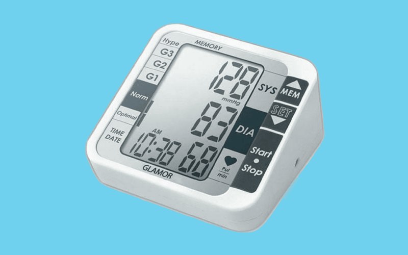 دستگاه فشار خون دیجیتالی glamor؛ نمایشگر قدرتمند دارای کارت حافظه