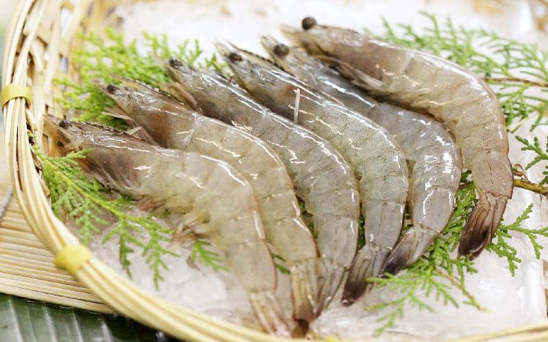 میگو پاک نشده؛ صورتی هندی ببر سیاه طعم عالی سرشار امگا 3