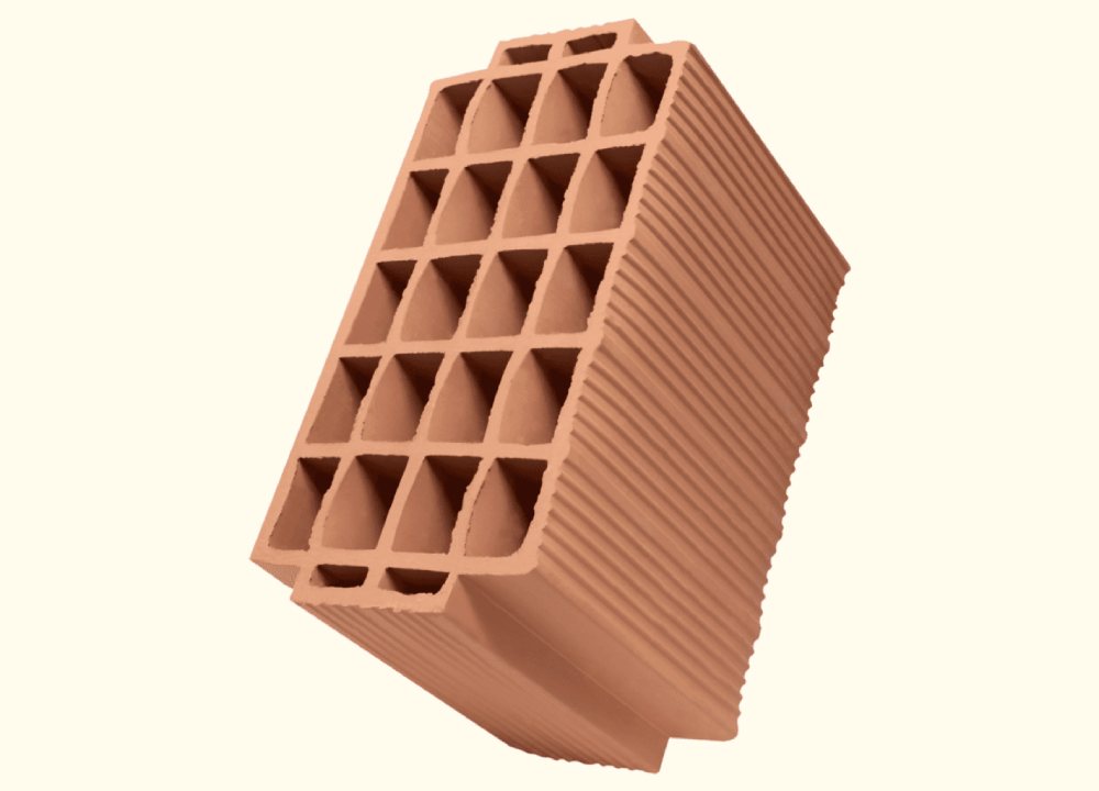 سفال عدل قم (آجر) بدون شکستگی انواع ابعاد 5.5 7 10 سانتی متر