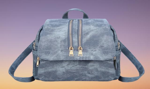 کیف مدرسه دخترانه طرح لی؛ برزنتی اکلیلی سه زیپ کوچک بزرگ