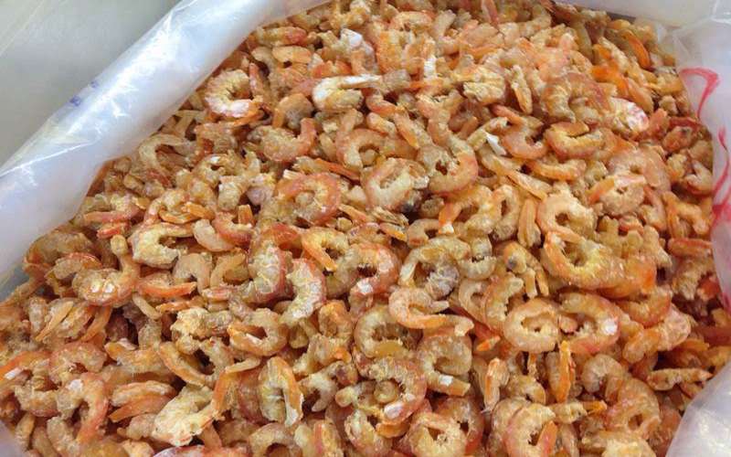 میگو خشک شده (منجمد) طعمی تند لذیذ هضم آسان بدون مواد نگهدارنده