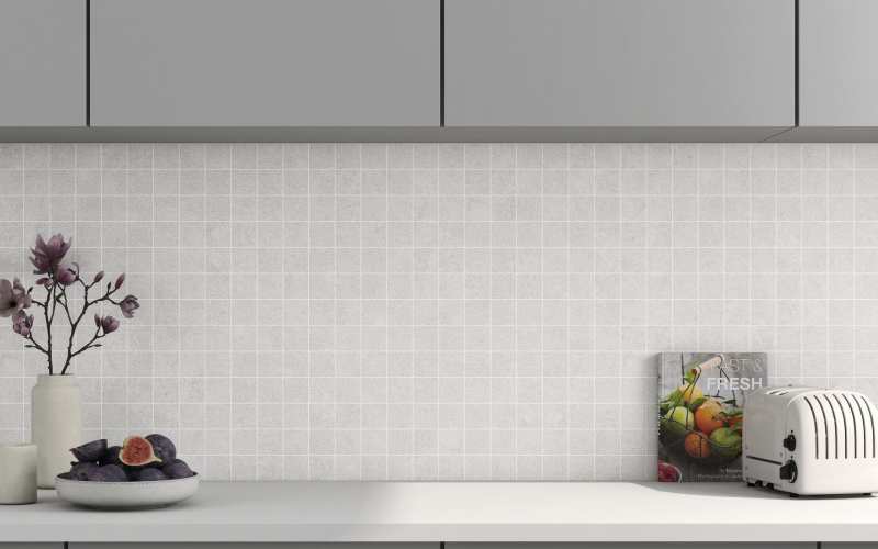 سرامیک زیر کابینتی؛ مربع شش ضلعی ظاهر سنگی بتنی سایز متنوع