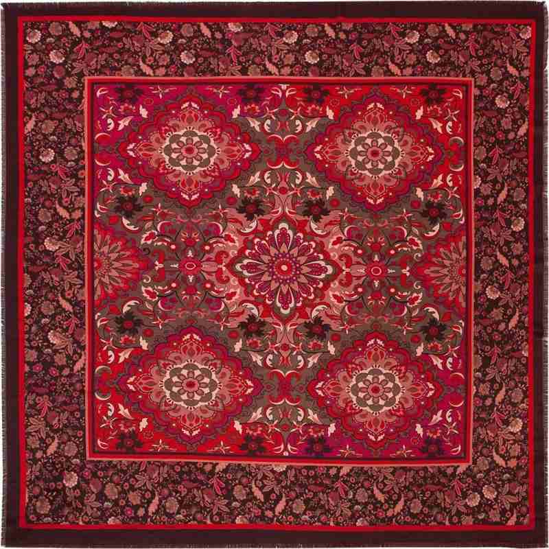 فرش دستباف نایین 4 متری (قالی) ظاهر زیبا طول عمر بالا