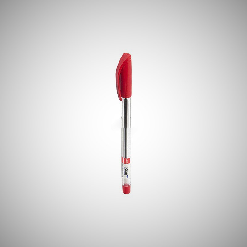 خودکار کیان قرمز؛ درب دار نوک ساچمه ای 4 رنگ بندی