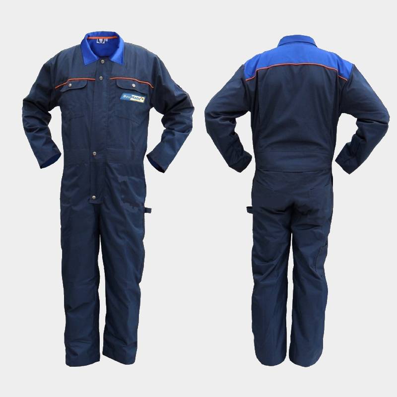 لباس کار ایمنی؛ یک تکه 2 تکه جنس پلی استر کتان ویسکوز