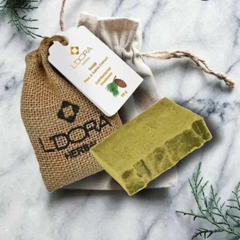 صابون گیاهی مریم گلی لدورا؛ ضد تعریق مناسب بدن صورت Ledora