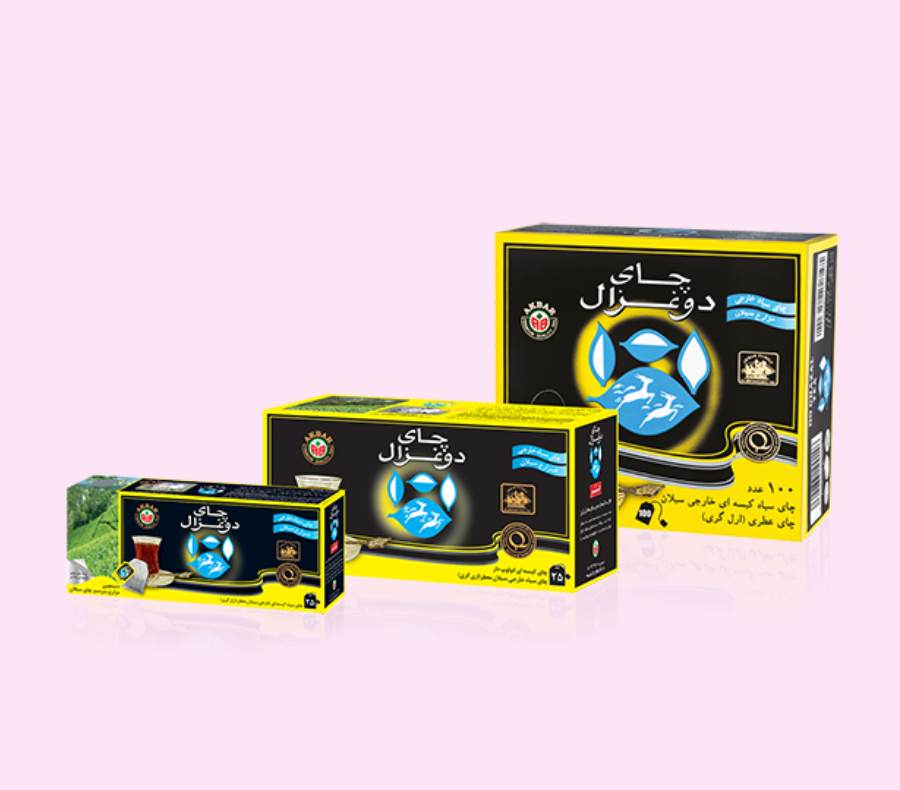 چای تی بگ دوغزال (کیسه ای) ساده دارچینی هل دار رایحه ی بی نظیر