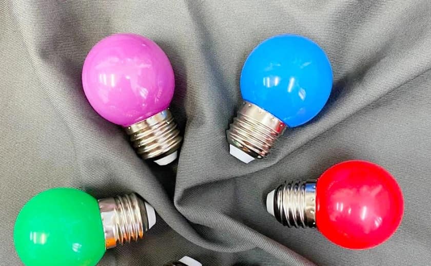 لامپ ال ای دی چند رنگ؛ مقاوم برابر حرارت قرمز آبی زرد