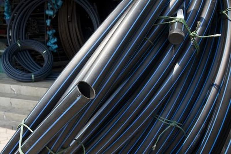 لوله پلی اتیلن 2 اینچ 10 بار؛ سیاه سفید رنگ مقاومت بالا مناسب کشاورزی