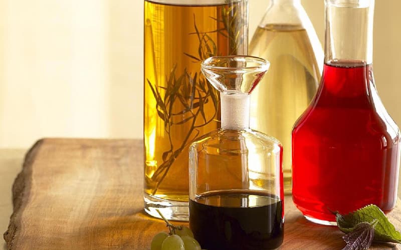 سرکه محلی؛ سیب انگور گوجه فرنگی تمشک طعم دهنده سالاد