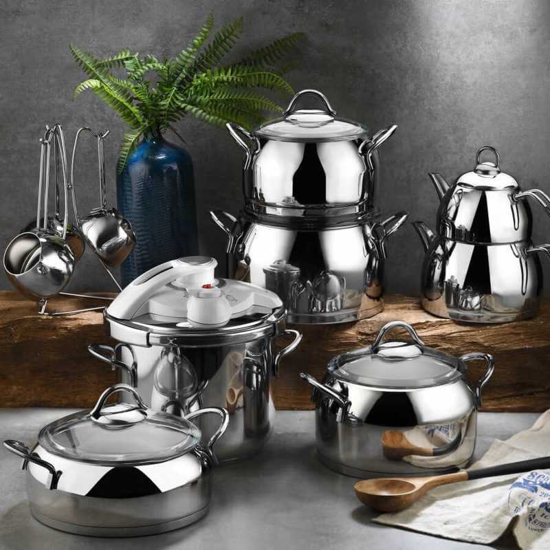 قابلمه کاسیو درب روحی؛ نقره ای براق مات جنس آلومینیوم سبک