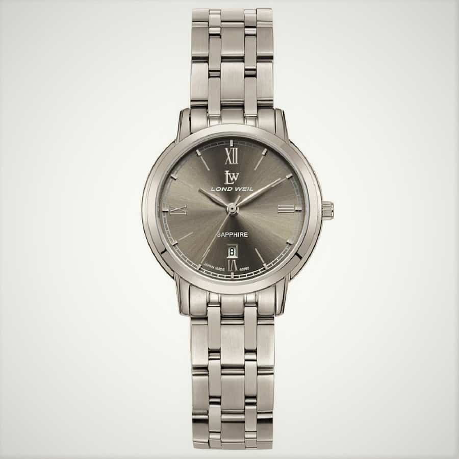 ساعت زنانه لوندویل؛ طلایی نقره ای مشکی سفید 2 قفل کلیپسی ضامن دار