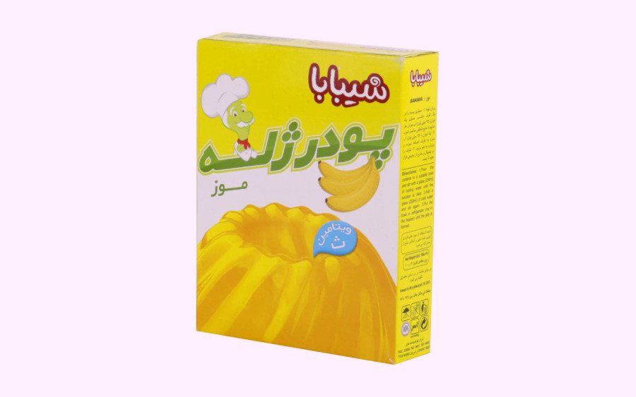 پودر ژله شیبابا؛ موزی آلبالو دارای 2 ویژگی مواد کلاژن ساز رنگ شفاف