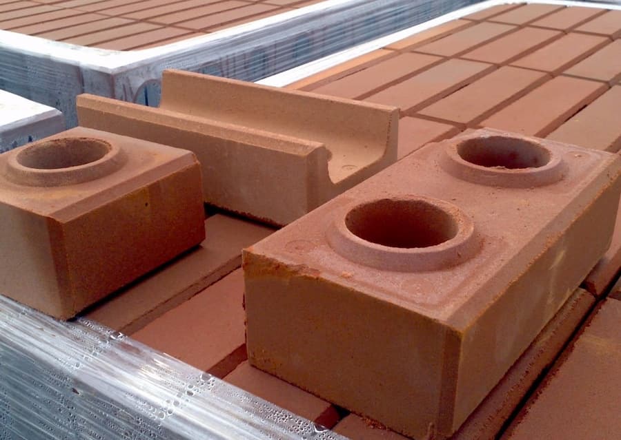 آجر پازلی؛ نسوز معمولی رنگ سفید زرد قرمز قهوه ای brick