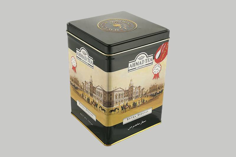 چای احمد قوطی فلزی؛ تی بگ دمی عطری رنگ دهی عالی طعم (سیاه سبز میوه ای)