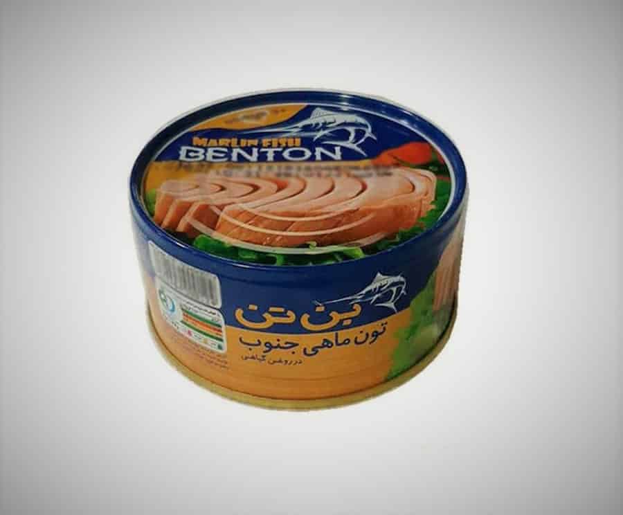 تن ماهی بن تن؛ گیدر اسبک ماکرل آسان باز شو گوشت تازه