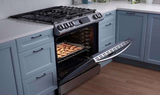اجاق گاز جواهریان؛ فر دار پنج شعله ضد زنگ حرارت Oven