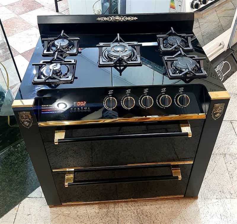 اجاق گاز طرح فر؛ پایه قابل تنظیم ابعاد (900*600**900) سانتی متر