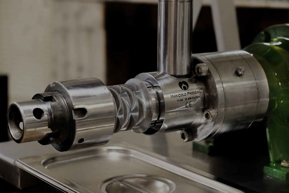 دستگاه روغن کشی پرس سرد کالیبر ۳۵ میلیمتر؛ فلزی مناسب مشاغل خانگی