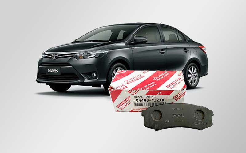 لنت ترمز تویوتا یاریس (لنت ماشین) سرامیکی فلزی بی صدا مقاوم برابر فشار