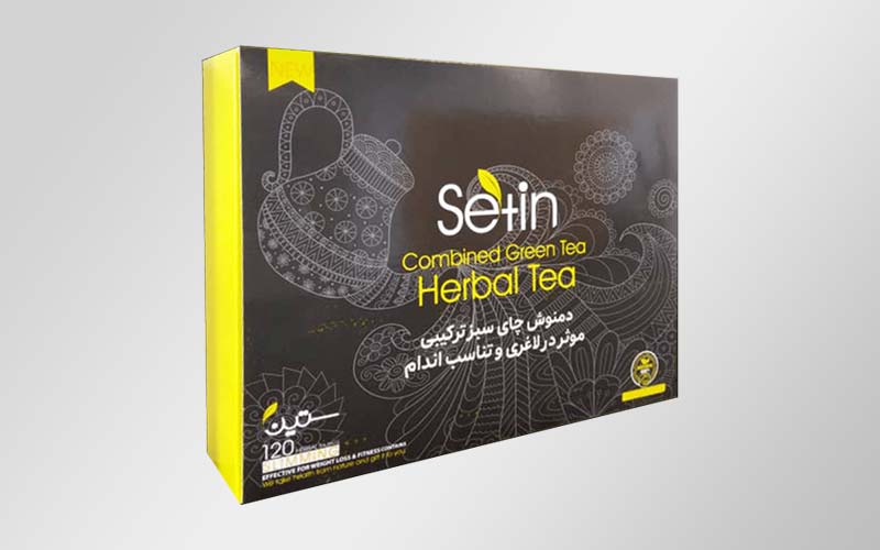 دمنوش چای سبز ترکیبی ستین؛ کیسه ای 120 عددی Tea