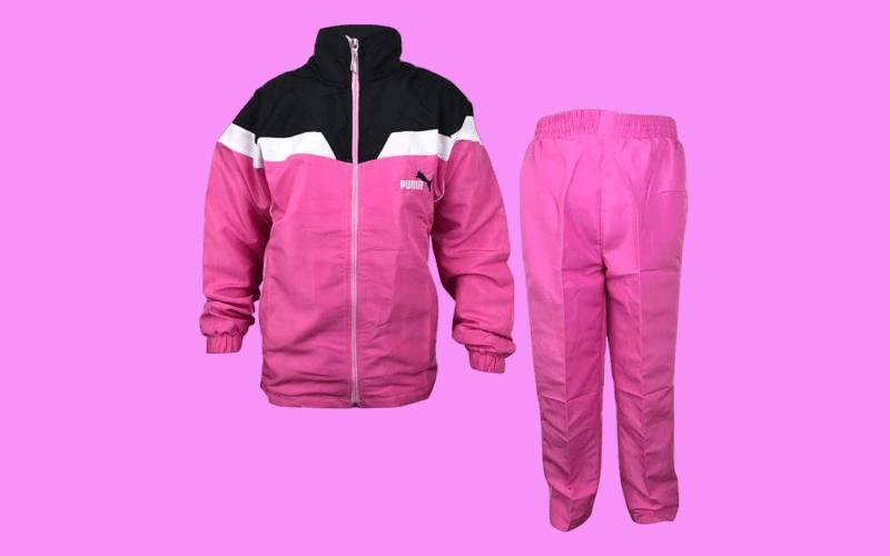 لباس ورزشی دخترانه صورتی (اسپرت) گرم کن شلوار تیشرت ضد تعرق