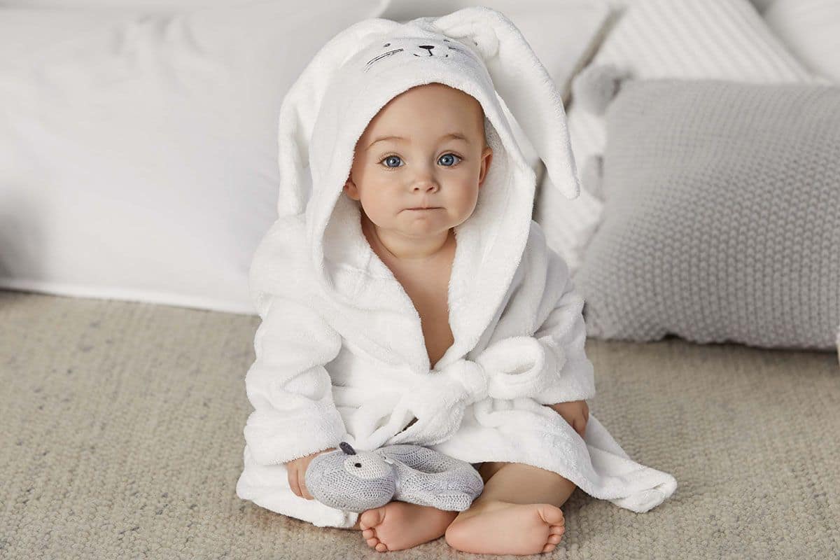 حوله تن پوش بچه گانه؛ نخ پنبه بادوام ضد حساسیت Towel