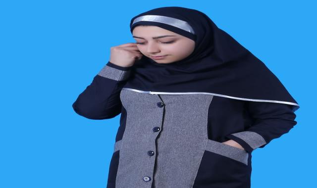 لباس فرم دبیرستان دخترانه؛ مانتو شلوار مقنعه عدم تغییر رنگ uniform