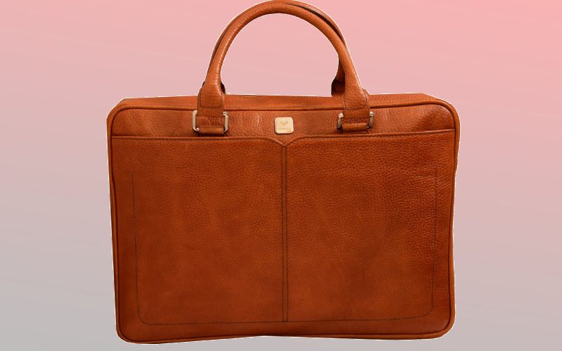 کیف اداری چرم مغان؛ کلاسیک جنس طبیعی مناسب جابجایی مدارک