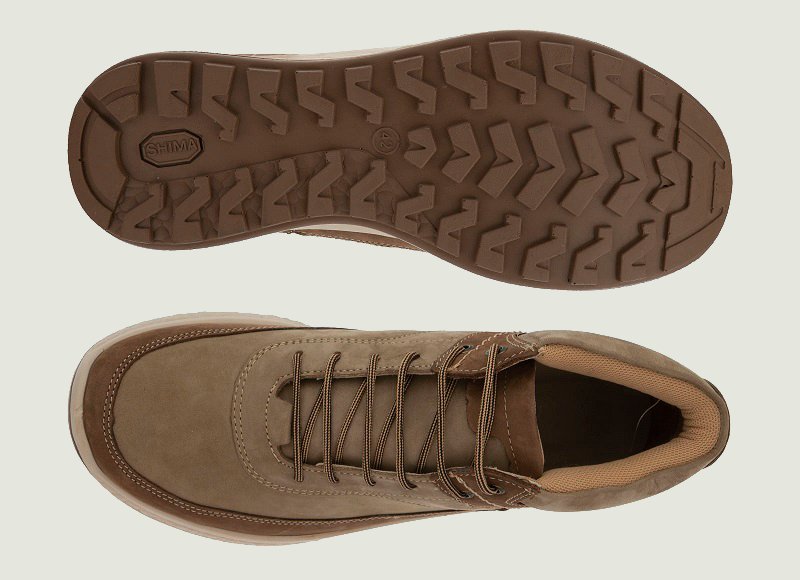 کفش مردانه شیما؛ طبی ورزشی کوهستانی جنس چرم سایز 40