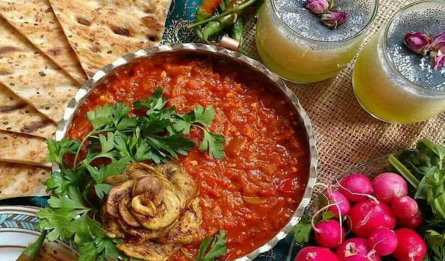 کنسرو بادمجان؛ حاوی ویتامین پروتئین کلسیم ترکیبات گوجه ادویه جات