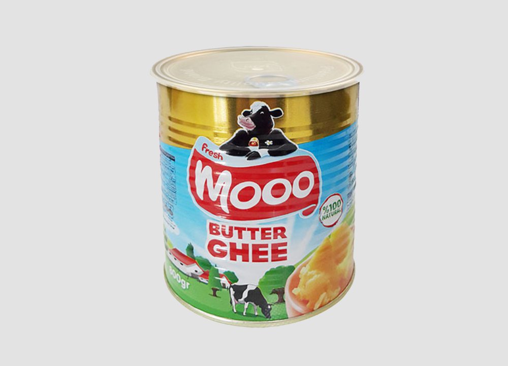 روغن حیوانی مووو؛ انرژی زا ترکیب چربی شیر گاو گوسفند بسته بندی قوطی