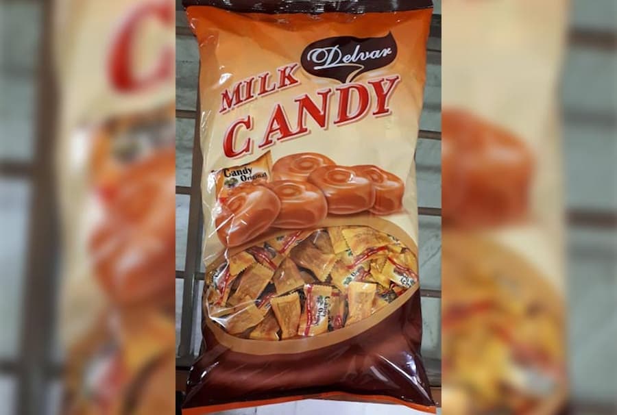 شکلات تافی دلوار؛ میوه ای نارگیلی کاکوئویی روکش (شکلاتی شیری)