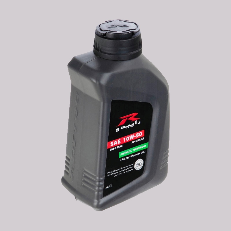 روغن موتور راپیدو؛ تمام سنتتیک گرانروی 10W-50 حجم (1 2) لیتر