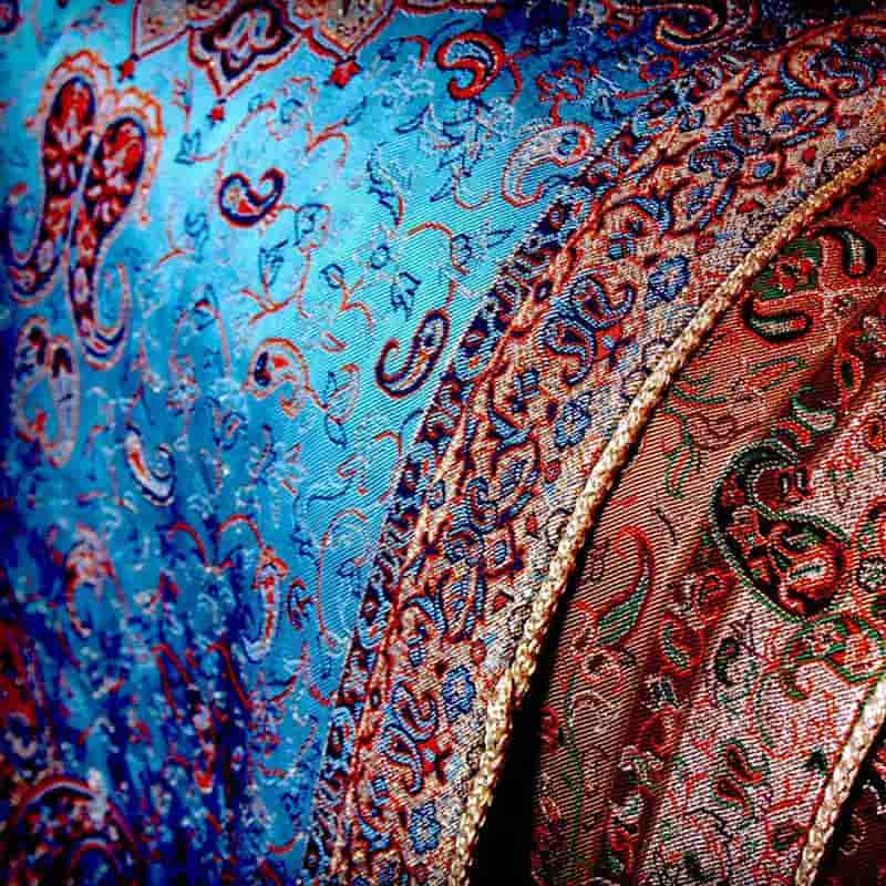 ترمه ابراهیمی یزد؛ طرح بته جقه امیری سروری Kashmiri