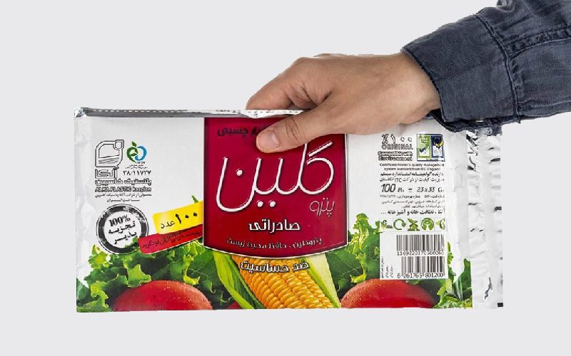 کیسه فریزر پتروکلین (نایلون) ضخیم نازک مقاوم ابعاد 35 * 25 سانتی متر