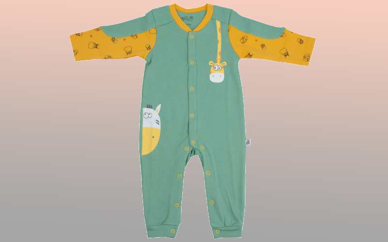 پوشاک بچه گانه نیلی؛ تریکو نخی 2 مدل سرهمی طرحدار مناسب مهمانی