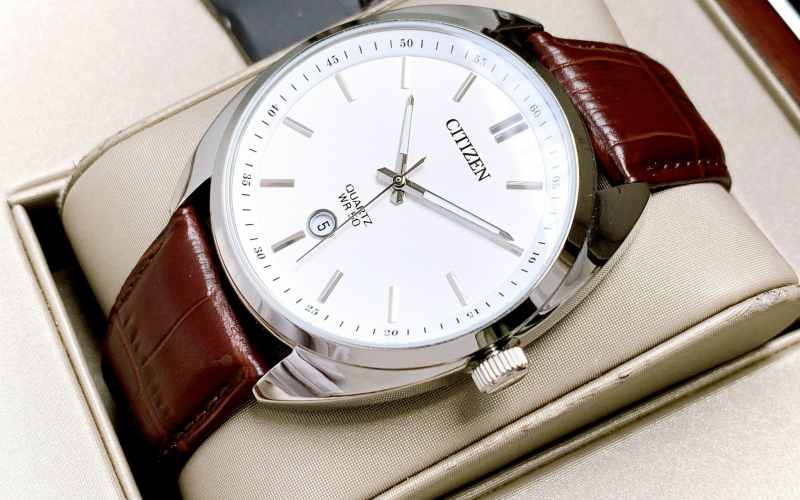 ساعت مچی yazole (اکسسوری) مشکی قهوه ای ضد حساسیت پوستی 8 گرم